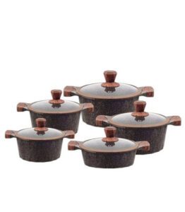 سرویس قابلمه 10 پارچه گرانیتی زیو مدل 7110